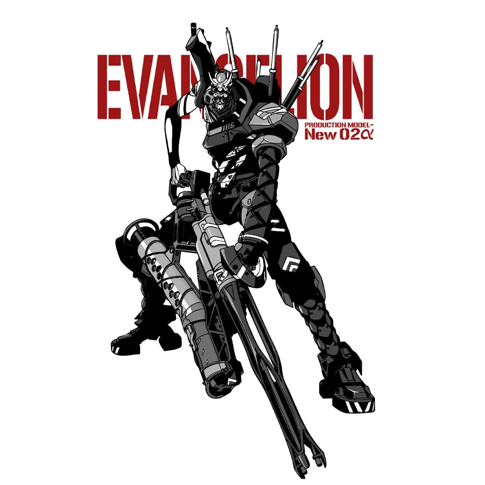 COSPA EVANGELION Evangelion Unit 2 Alpha WHITE M Size [Official] T-Shirt