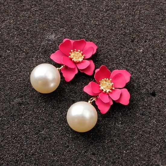 Ginasy Simulated Pearl Gold Plated Drop Earrings Set for Bridal or Fashion Hypoallergenic Jewelry Gift for Women Girls Ginasy Simulated Pearl Gold Plated Drop Earrings Set for Bridal or Fashion Hypoallergenic Jewelry Gift for Women Girls