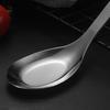 Stainless Steel Soup Spoon with Deep Head Mirror Polished Dessert Eating Spoon Heavy-Duty Tableware for Home Restaurant