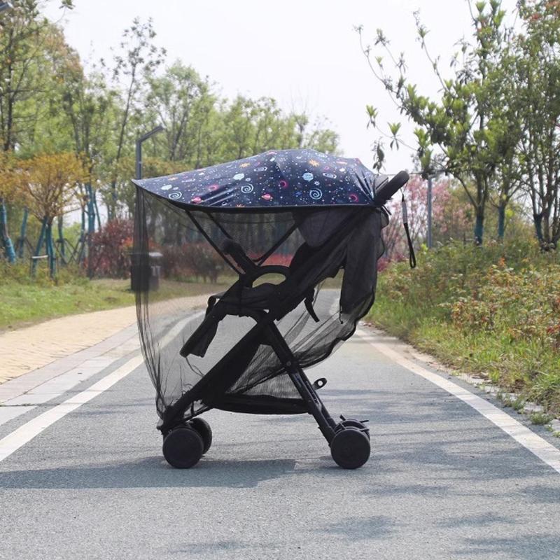 Wear Resistant Cloth Sun Shade Universal Baby Strollers Sunshade Toddler Umbrella Cart Pushchair Protective Accessories