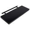 VidaXL Étagères murales flottantes 2 pcs Noir 120x20x3,8 cm 288204