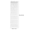 White Transparent Shoes Bags Non Woven Organizer Rack Hanging Storage Bags  Home Use