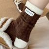 Sock Children's Padded and Thick Mid-calf Socks for Winter and Autumn Sleeping Wear. Winter Warm Coral Fleece Long Socks.