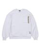 STIGMA Insideout Oversized Bio-Washed Crewneck V2 White
