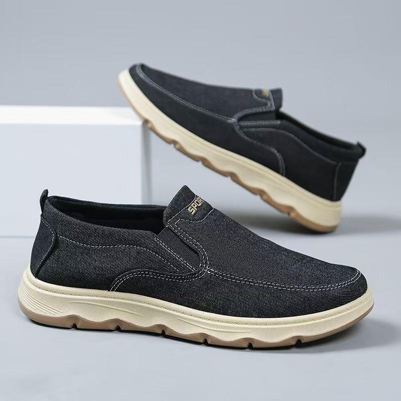 New men's shoes autumn breathable new casual lazy cloth shoes canvas shoes men's