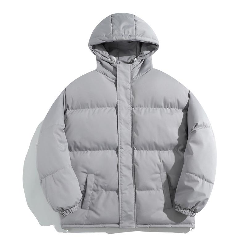 2025 Men's Winter Loose Hooded Cotton Jacket - Thick, Fashionable, Casual Outerwear