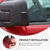 Car Reverse Mirror Turn Signal Light Lamp Decoration Guard For Ford F150 2021 Up Accessories Smocked Black