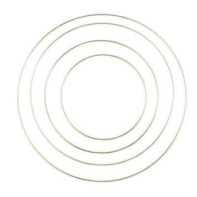 Iplusmile Dream Catcher Rings, Set of 4, 12-inch Metal Hoops, Durable and Smooth Surface for DIY Crafts and Home Decoration