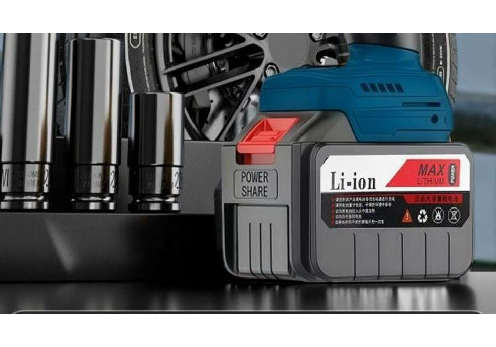 Rechargeable Brushless Impact Wrench with Lithium Battery for Auto Repair & Woodworking