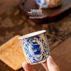 Silver-Plated Dunhuang Tea Cup Set: Elegant Gift for Elders, Leaders, Birthdays, Longevity Celebrations, and Housewarmings