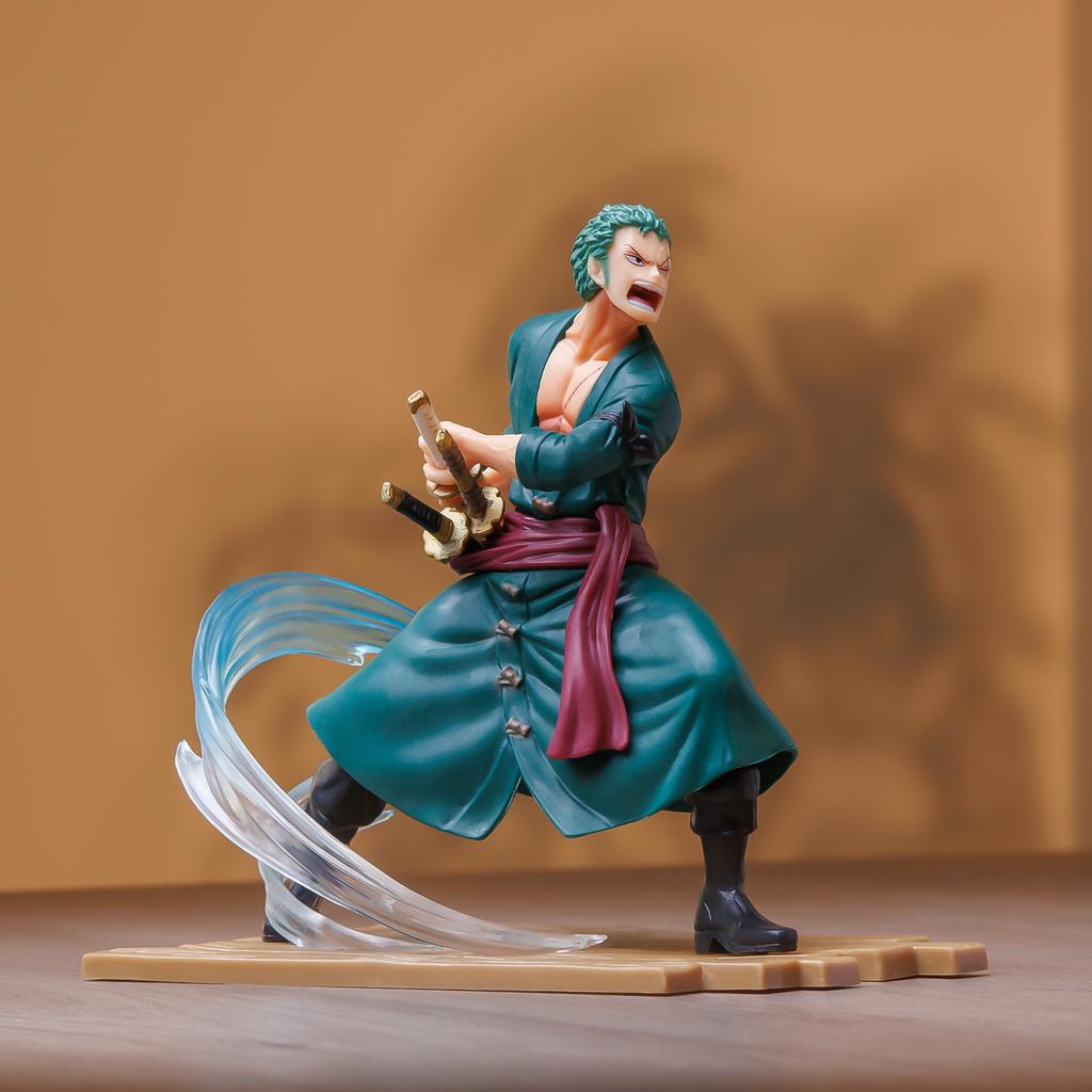 ONE PIECE Sanji Zoro Duell, Modellfiguren, Anime-Zubehör, Heimdekorationen, Valentinstagsgeschenke, Kleine Geschenke