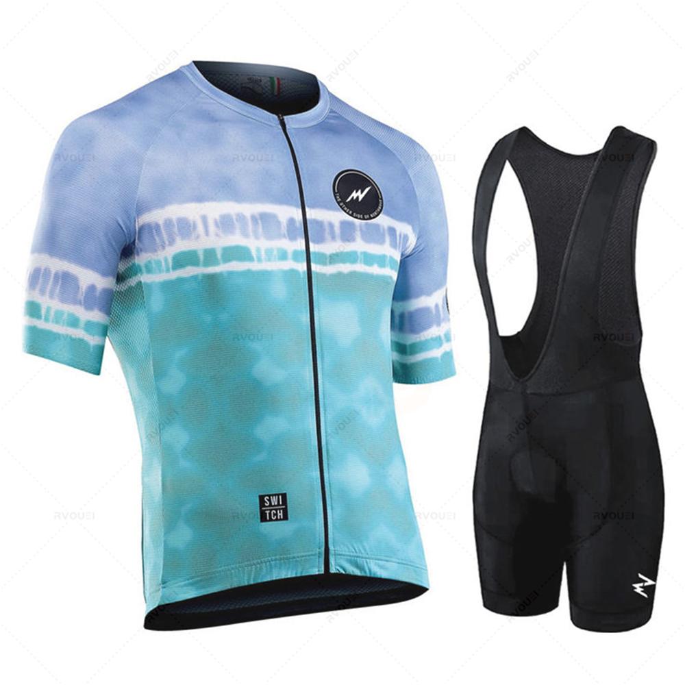 Set Breathable Cycling Clothing MTB Uniform Man Summer Short Sleeve Jersey Bike Maillot Ropa De Ciclismo 2026
