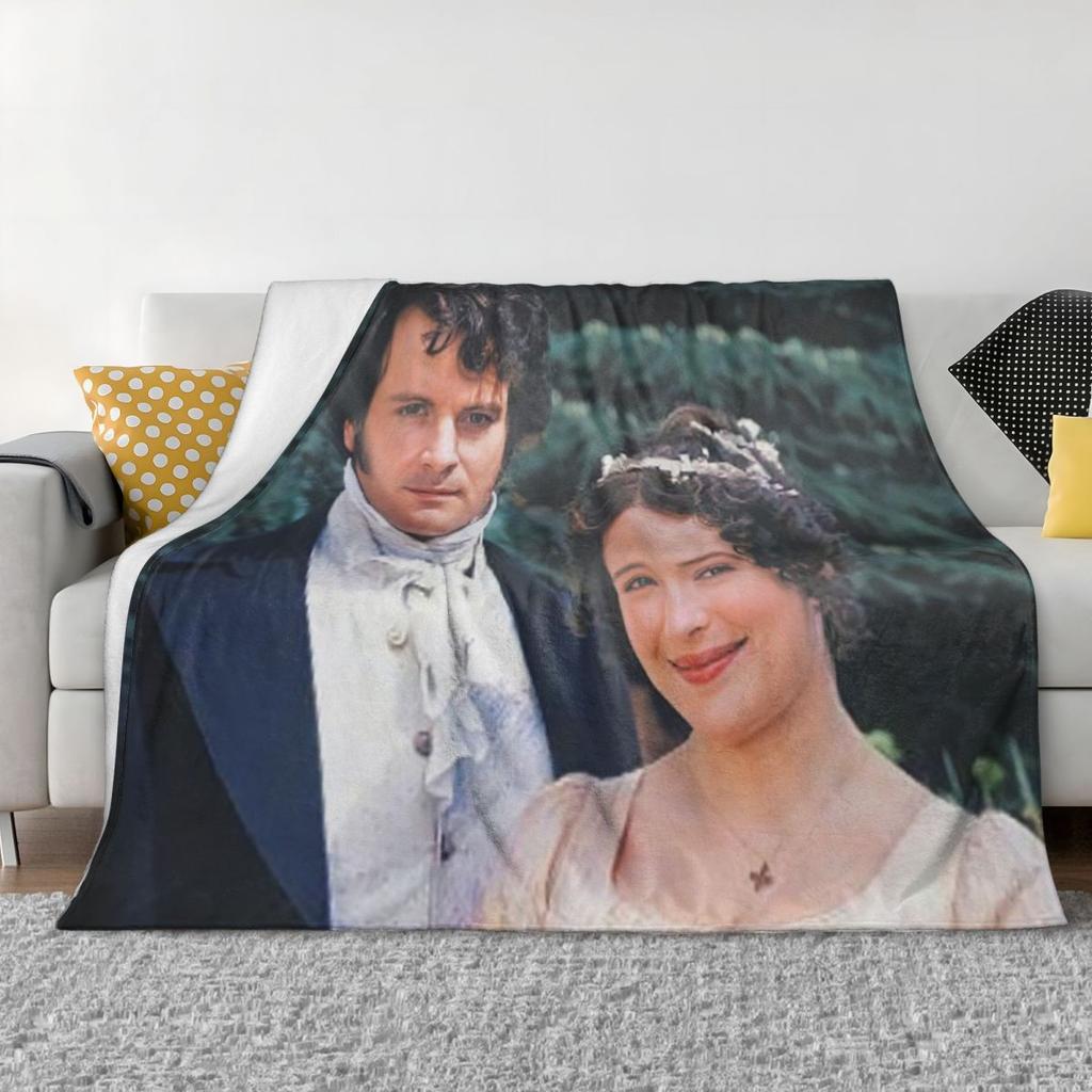 90s Fitzwilliam Darcy Pride And Prejudice Blankets Soft Flannel Throw Blanket Bedspread for Living room Picnic Travel Home Sofa