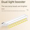 Touch Dimming LED Clamp Double Head Desk Lamp Flexible Reading Lamp with Clip  Learning