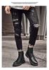 Men's Genuine Leather High-Top Snow Boots - Winter Velvet-Lined Martin Style