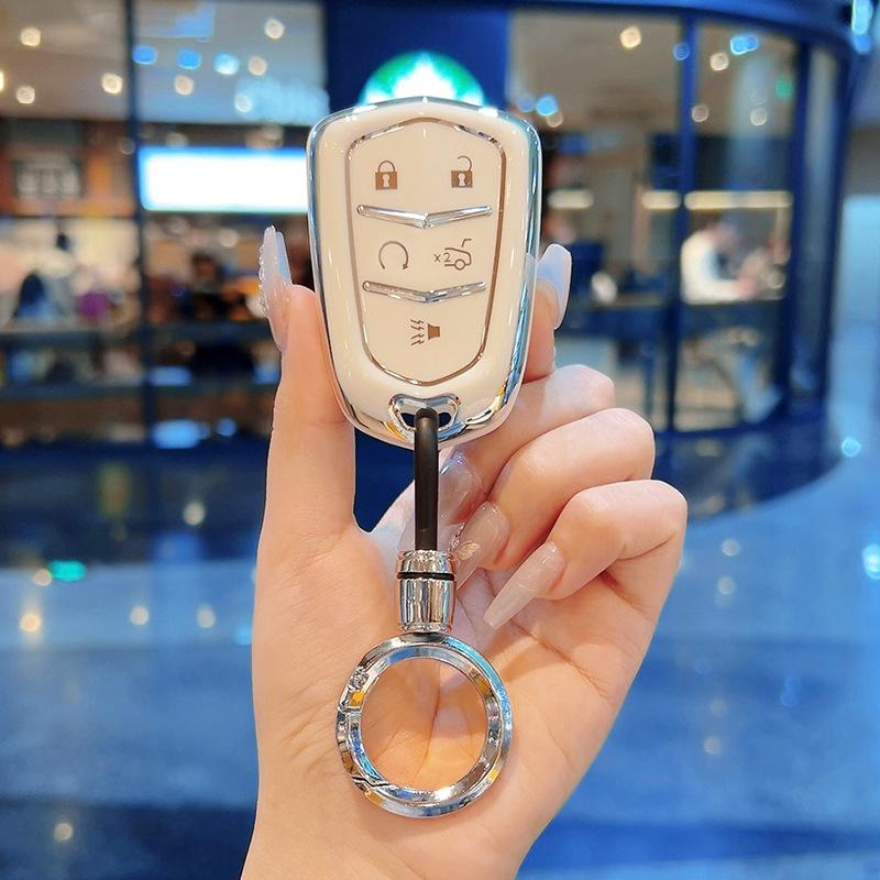 Cadillac Schlüsseletui für XT4, XT5, CT5, CT6, CT4, ATSL und GT4 - Speziell für Frauen entwickelt