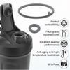 6pcs Lid Gasket Replacement for Blender Bottle Strada Flip Shaker Cup Water Bottle Accessories Parts, 2 Sizes Silicone Seal Ring for Blenderbottle