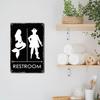 Vintage Metal Tin Sign Stylish Wall Art Plaques 11.8x7.9 Inch Retro Decorative Signs Wall Decor for Bedroom Kitchen Living Room Cafes Bar Public