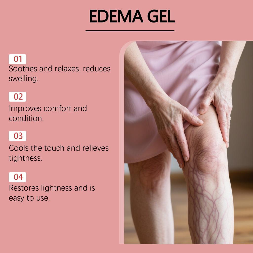 Edema Gel Relief Edema Gel Improves Tightness And Is Suitable For Discomfort From Prolonged Sitting Red Vine Fluid Relief Edema Gel