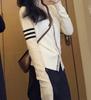 Korean Elegant V-Neck Knit Cardigan – Slim Fit, Long-Sleeved, Early Autumn Sweater for Women