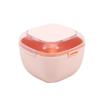 Lock Case Portable Mouth Protection Box Oral Cleaning Fake Dental Prosthetics Storage Box Dental Appliance Orthodontic Box