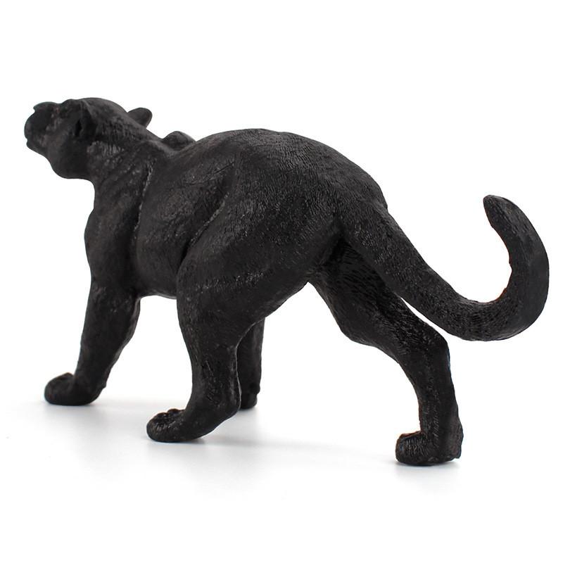 Figurine Animalière Pvc Panthère Noire avec Design Authentique pour les Passionnés de Nature