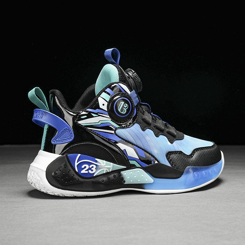 Jungen Basketballschuhe Winter 2025 - Leichte, rutschfeste Sportschuhe mit Samtfutter für Kinder