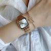 Fashion Women'S Watch Square Diamond Dial Temperament Stainless Steel Strap Personalized Watch Women'S Watch