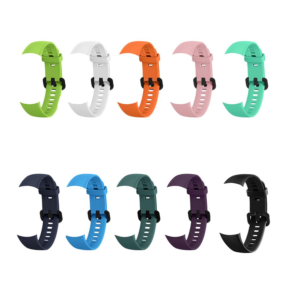 Smartwatch Band Replacement Silica Gel Bracelet Strap Band Accessories Watch Belt Women Men Wristbands Compatible with   Band 5