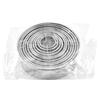 11-Piece Stainless Steel Cake & Mousse Ring Mold Set with Dumpling Cutter