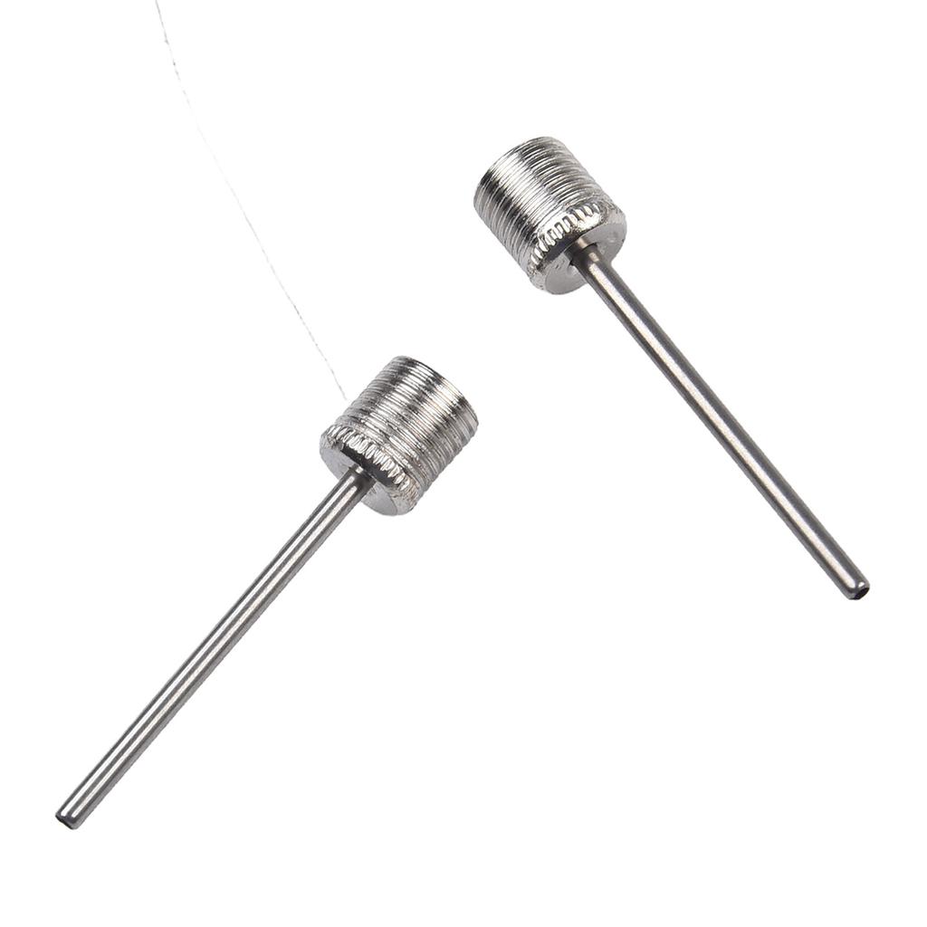 100 PCS Sport Ball Inflating Pump Needle Pump Adapter Basketball Valve Pump Stainless Steel Pump Pin Bicycle Spare Parts