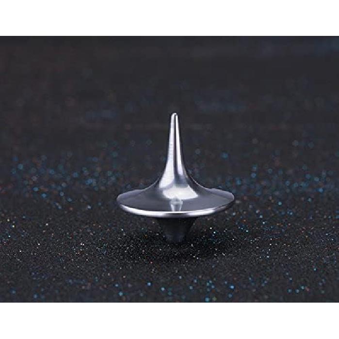 Accurate Spinning Top, Vintage Totem Zinc Alloy Silver Toy Gift