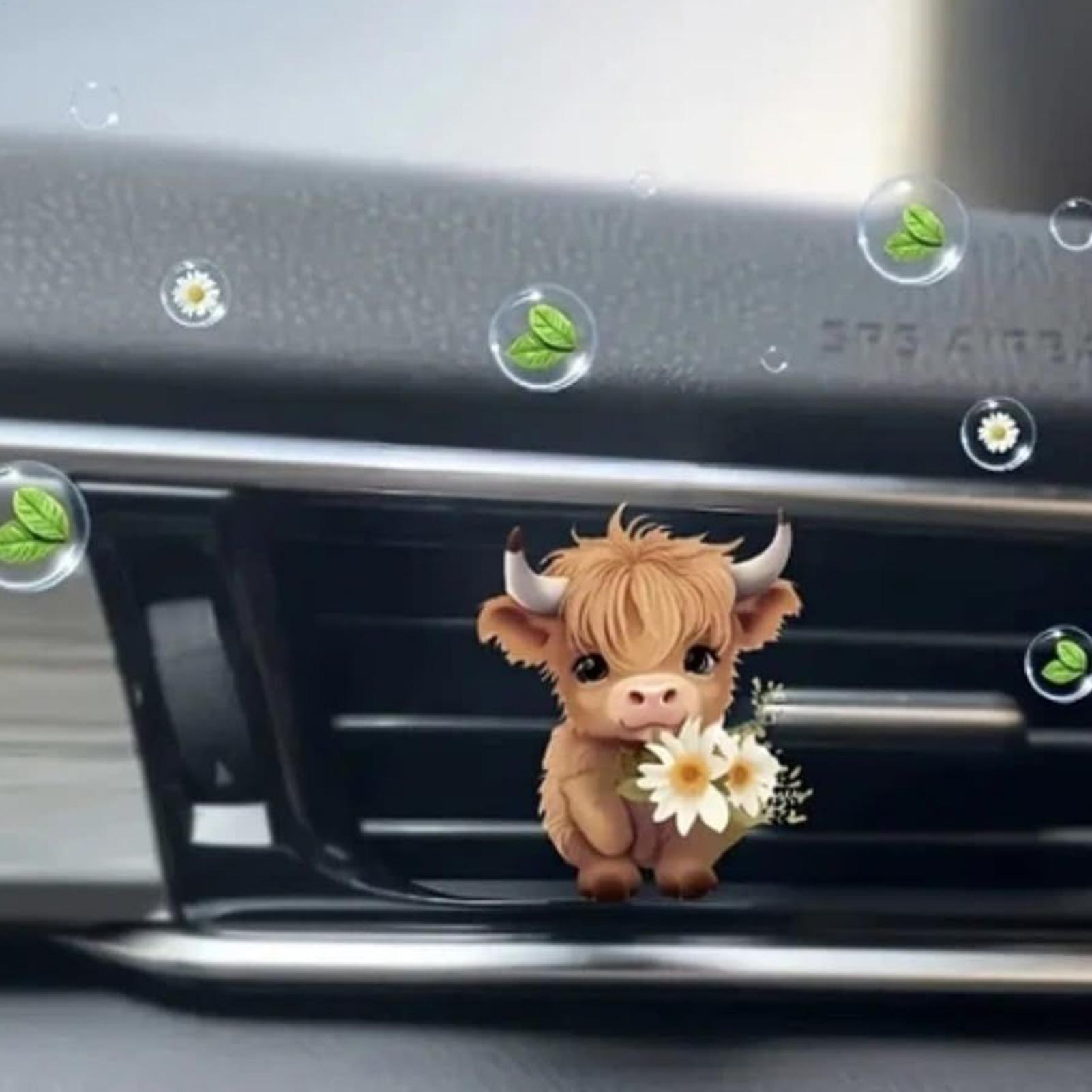 

Vent Air Fresheners For Vehicles Car Perfume Air Freshener Vent Clip 2D Acrylic Cute Highland Cow Shape Perfume Aromatherapy China Mainland