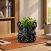 Elegant Decorative Planter 3D Printed Octopus with Tray, Creative Succulents Flower Pot, Weather-Resistant Crack-resistant Plant Holder Planting