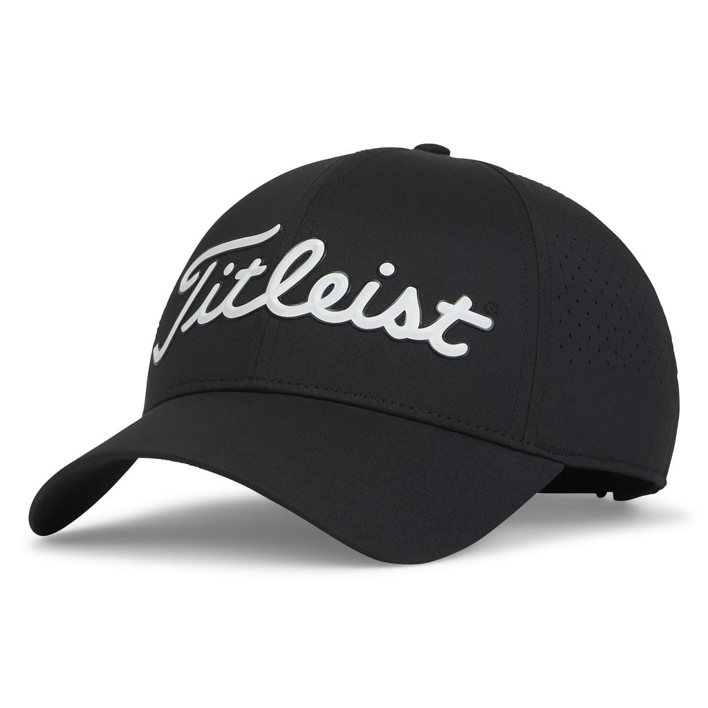 Titleist Player's Tech Cap, Black and White, TH24APTN2-01