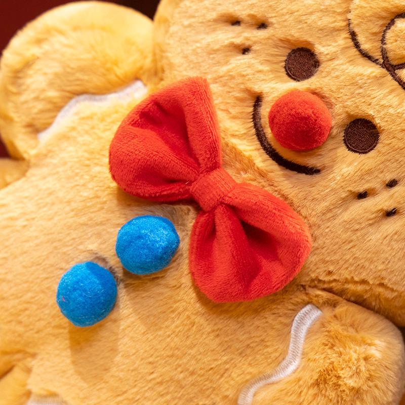 1Pc 22/30/45CM Kawaii Gingerbread Man Gingerbread Rabbit Plush Toys Lovely Christmas Toy Pillow Stuffed Soft Dolls Birthday Gift