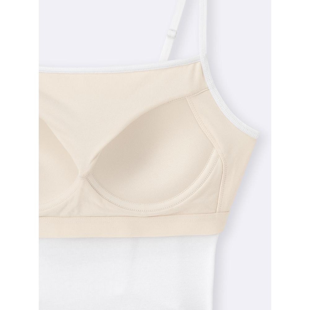 Gu By Uniqlo Brafeel Peplum Camisole
