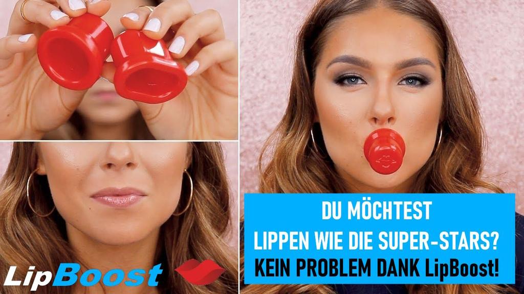 LIPBOOST Lippen-Booster m. Sofort-Effekt Lip Plumber Lip Enthancer Universal Rot