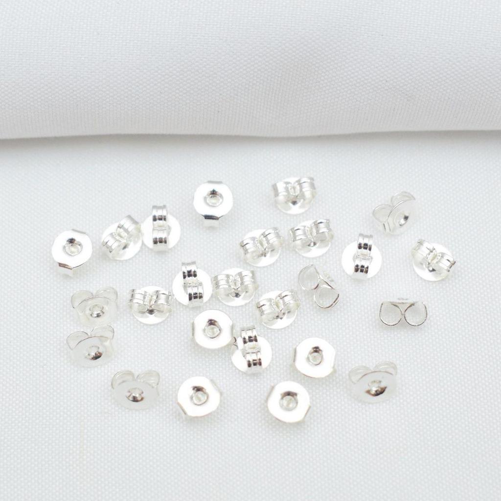 14K Gold-Filled Butterfly Earrings Components: Studs, Hooks, Backs, and Pins.