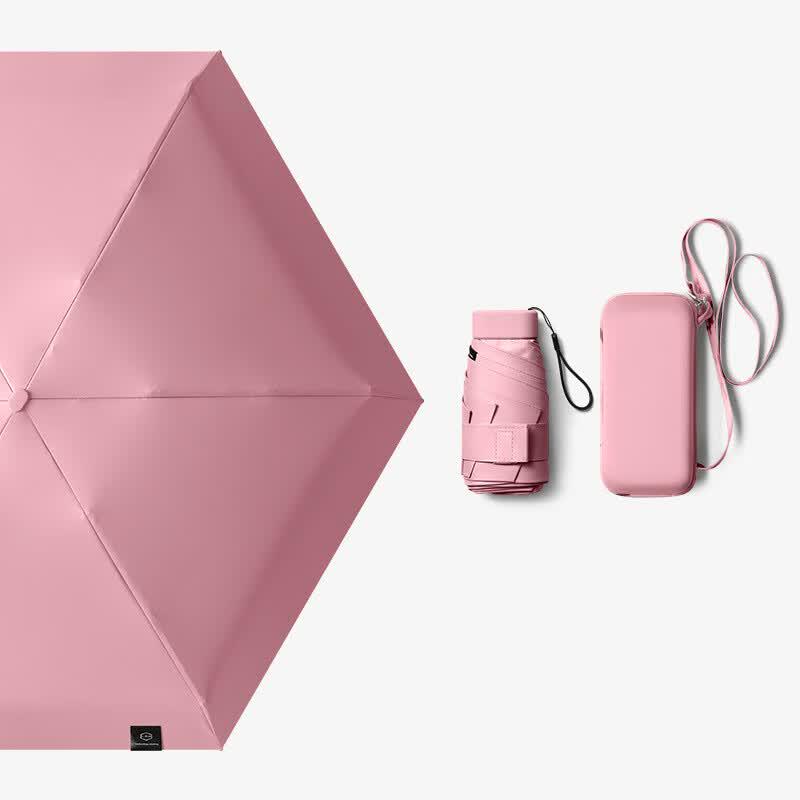 Poetic Collection Pocket UV Umbrella вишневый розовый