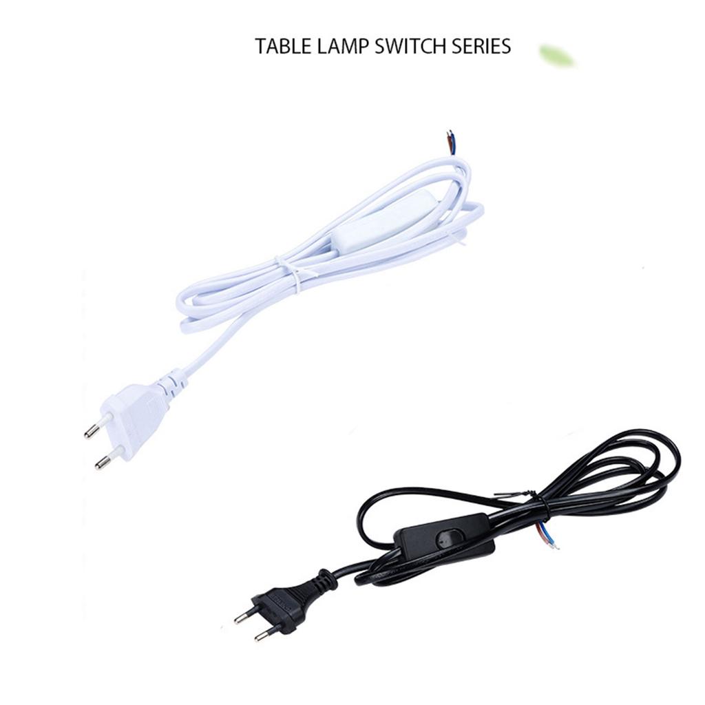 LED Tube Light Power Extension Cord with On/Off Switch Replacement EU Plug LED Wire Connector Power Cord 6FT/1.8M
