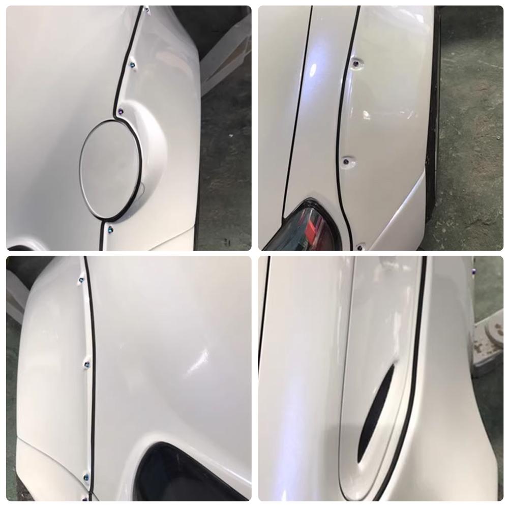 Bil Fender Flare Arch Seal Strip Liten lutande gummi T-Type Tätning Kant Gap Strips Vattentäta ljudisolerade skyddsremsor