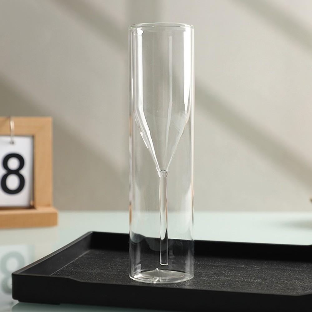 Shatter-Resistant Champagne Glasses Double Wall Bubble Wine Cup Bar Tool Glass Drink Cup  Weddings