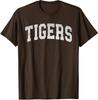 Vintage Tigers School Sports Name Retro Design Unisex T-Shirt