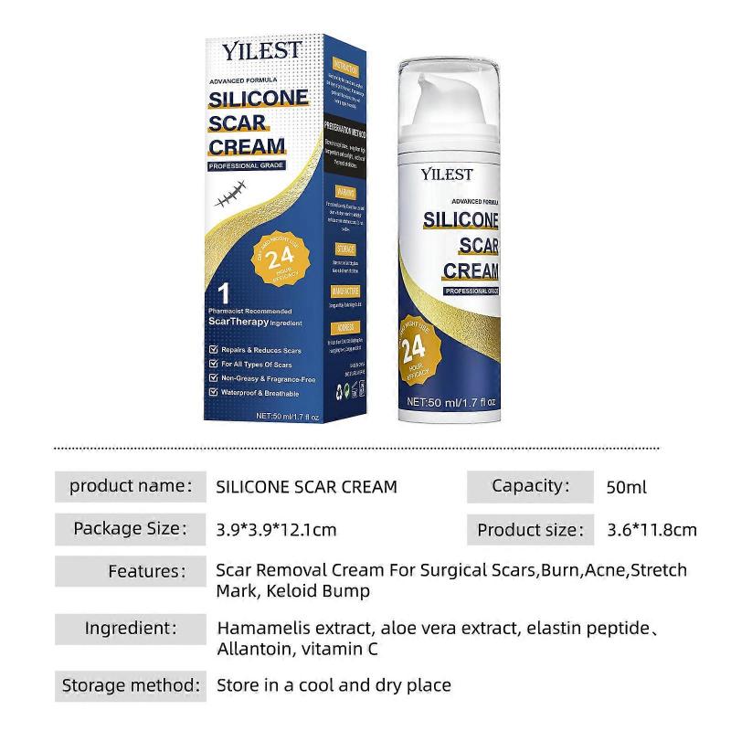 Scar Gel, Advanced Scar Removal Gel, Silicone Scar Cream Scar Gel for Surgical Scars, Resurfacing Scar Gel, Gentle Skin Care