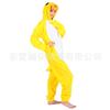 Fleece Cartoon Animal Duck Onesie Pajamas Couple Homewear Costume Long Tail Monkey