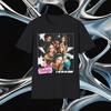 KATSEYE Dievčenská skupina Y2K Retro Kolážový Grafický Biely Tričko | Globálny Popový Idol Fanúšikovské Streetwear Merch Tričko