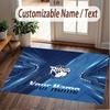 Custom Rug Leeds Rhinos Pattern Print Name Text Soft Non‑Slip Floor Carpet for Home Indoor Decoration