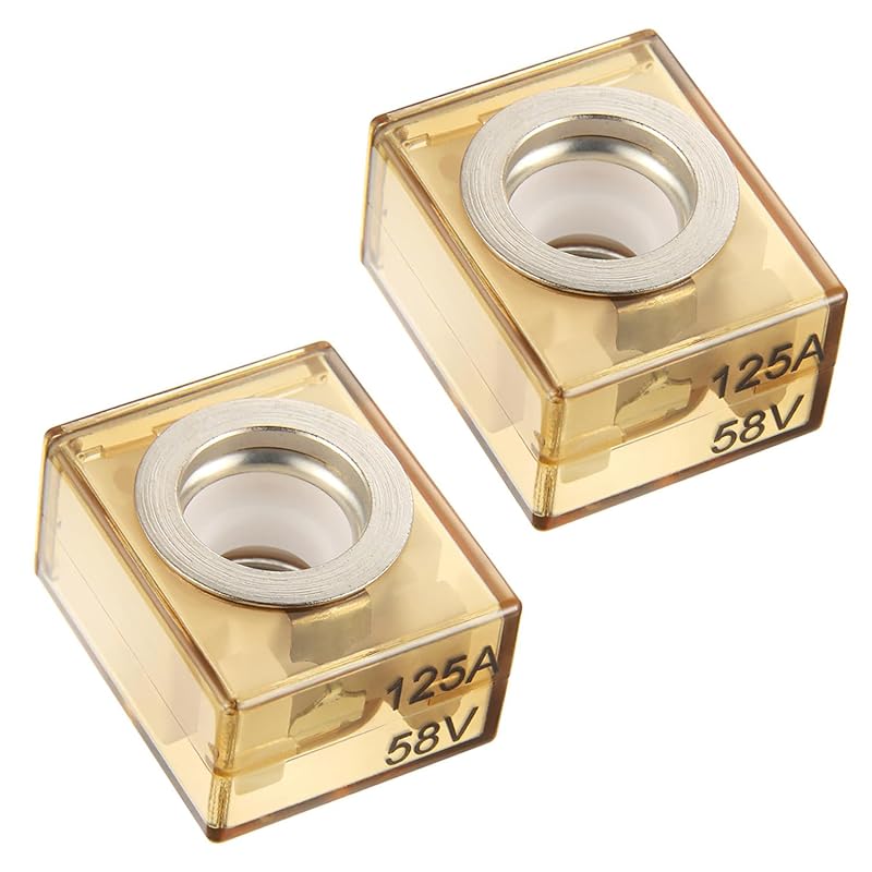 BOJACK Terminal Fuse 300A Marine Rated Battery Fuse (MRBF) 58V DC Max IP66 Waterproof for The Circuit Protection of Automobiles RVs Cranes Ships