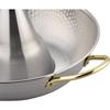 Wahei Freize Tabletop Pot, Hot Pot, Shabu Shabu Pot, Warnaku Pot, 26cm, For Gas Fire Only, Stainless Steel DR-4222